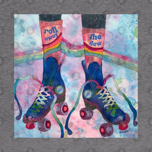 Groovy Roller Skates by karenpaytonart